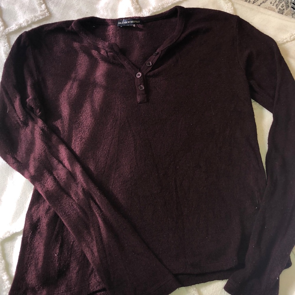 Plum colored brandy Melville sweater